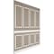 Ekena Millwork Wainscot Paneling Kit, Urethane, 94-1/2 in L, Factory Primed WPKUST052P108 - alternate 4